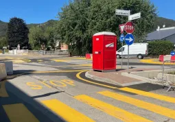 La nuova rotatoria da via San Giacomo